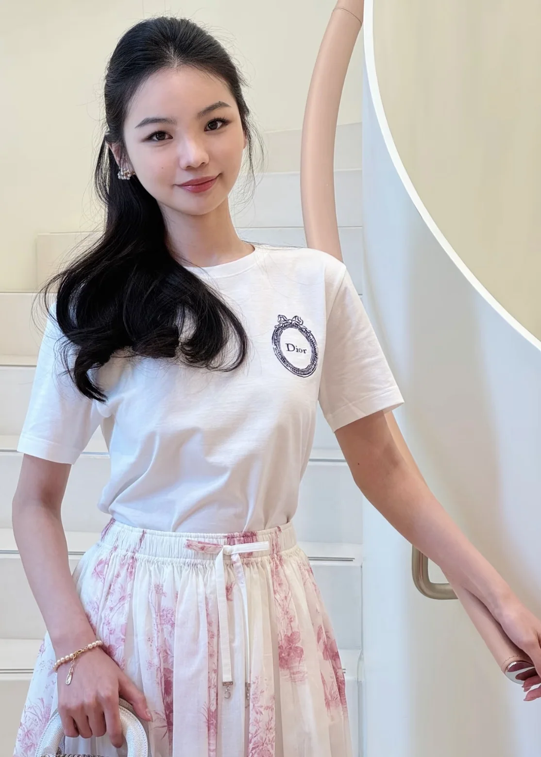 디올 여성 코튼 반팔 티셔츠 상세 이미지 7