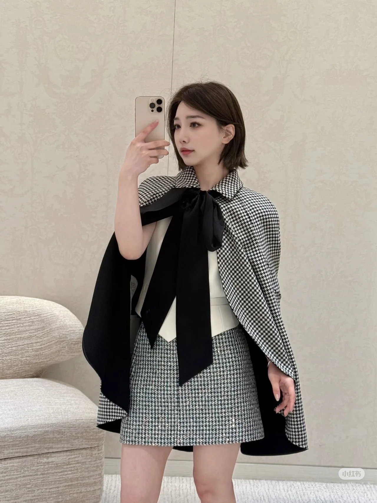 디올 하운드투스 울 스팽글 여성 자켓 상세 이미지 2