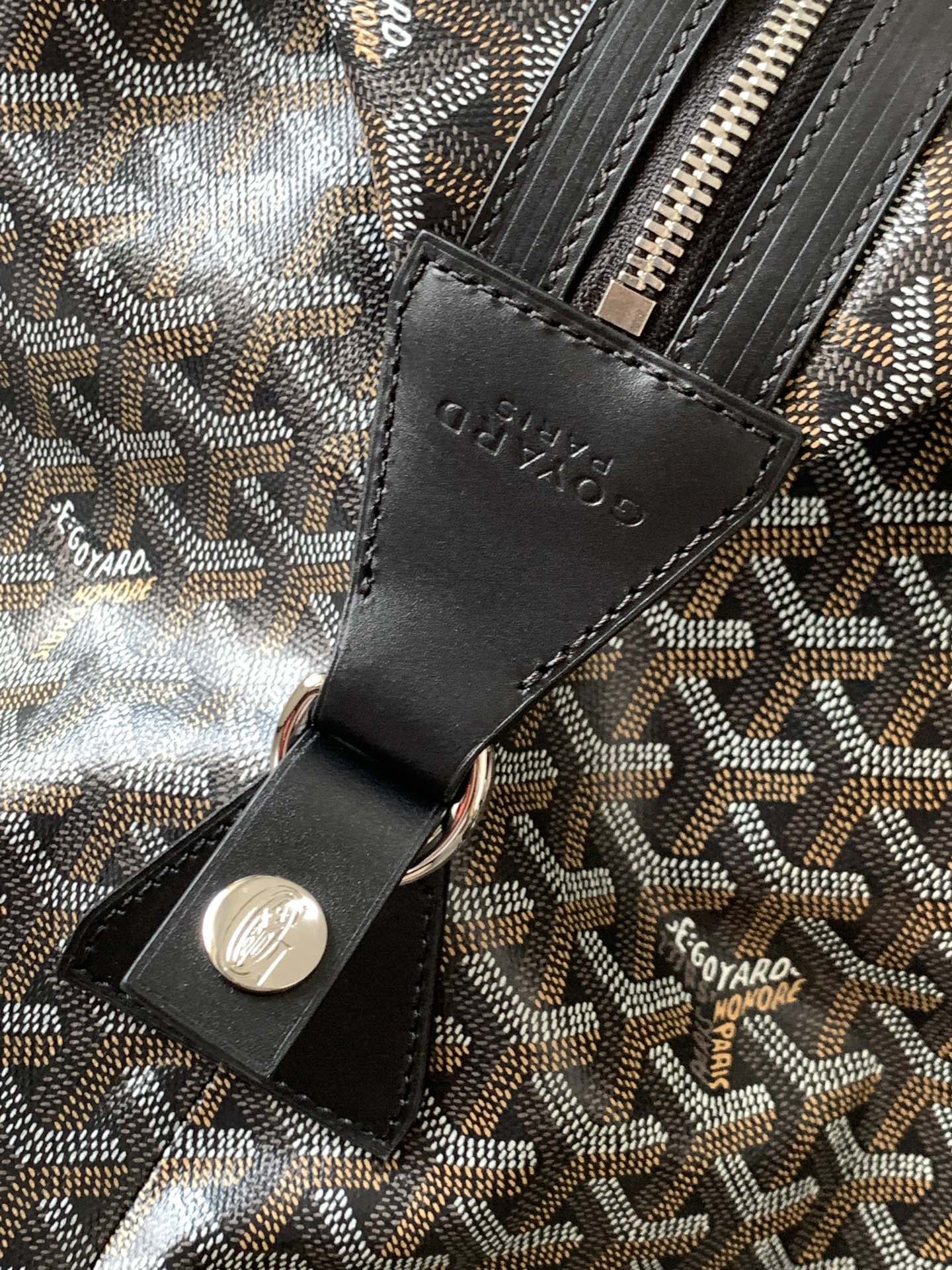 고야드 블랙 조절형 손잡이 여행용 가방 상세 이미지 7