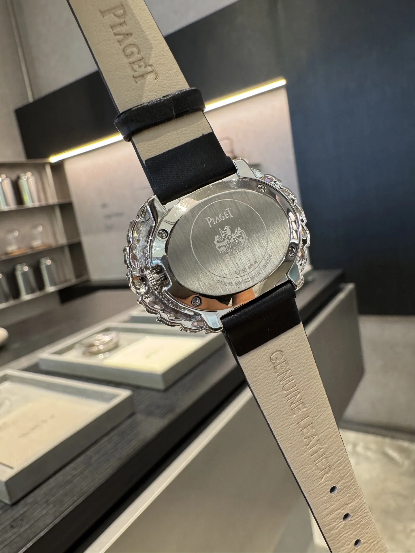 피아제 하이주얼리 18 K 골드 마퀴즈 다이아 여성 시계 레플리카 45394 Piaget 상세 이미지 8