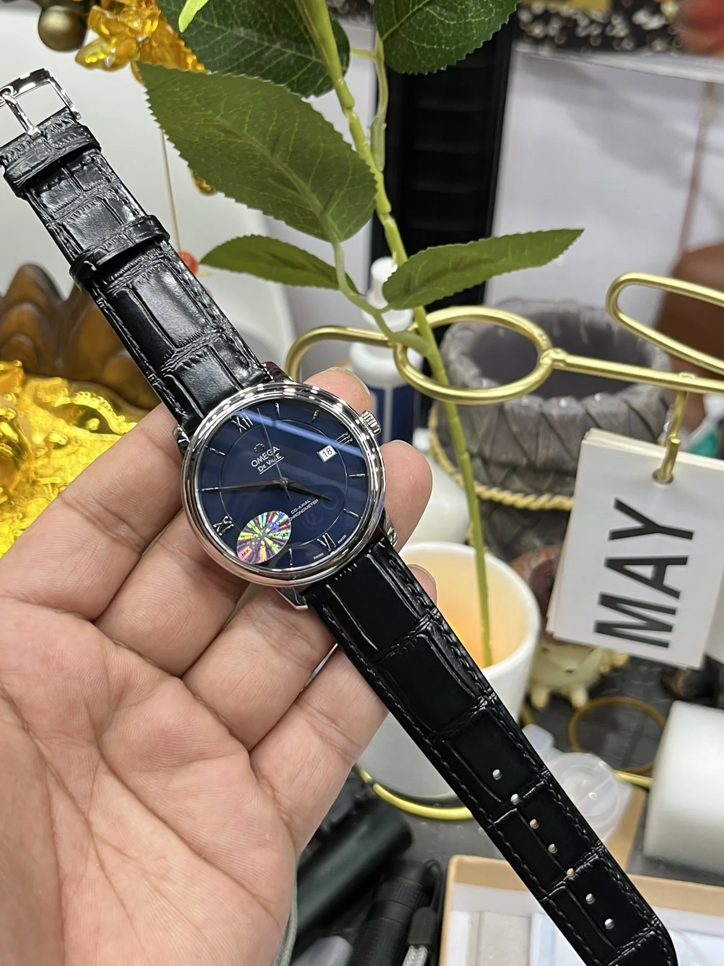 오메가 드빌 남성 자동 시계 상세 이미지 9