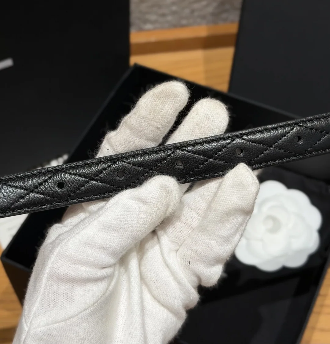 샤넬 퀼팅 램스킨 20mm 벨트 상세 이미지 6
