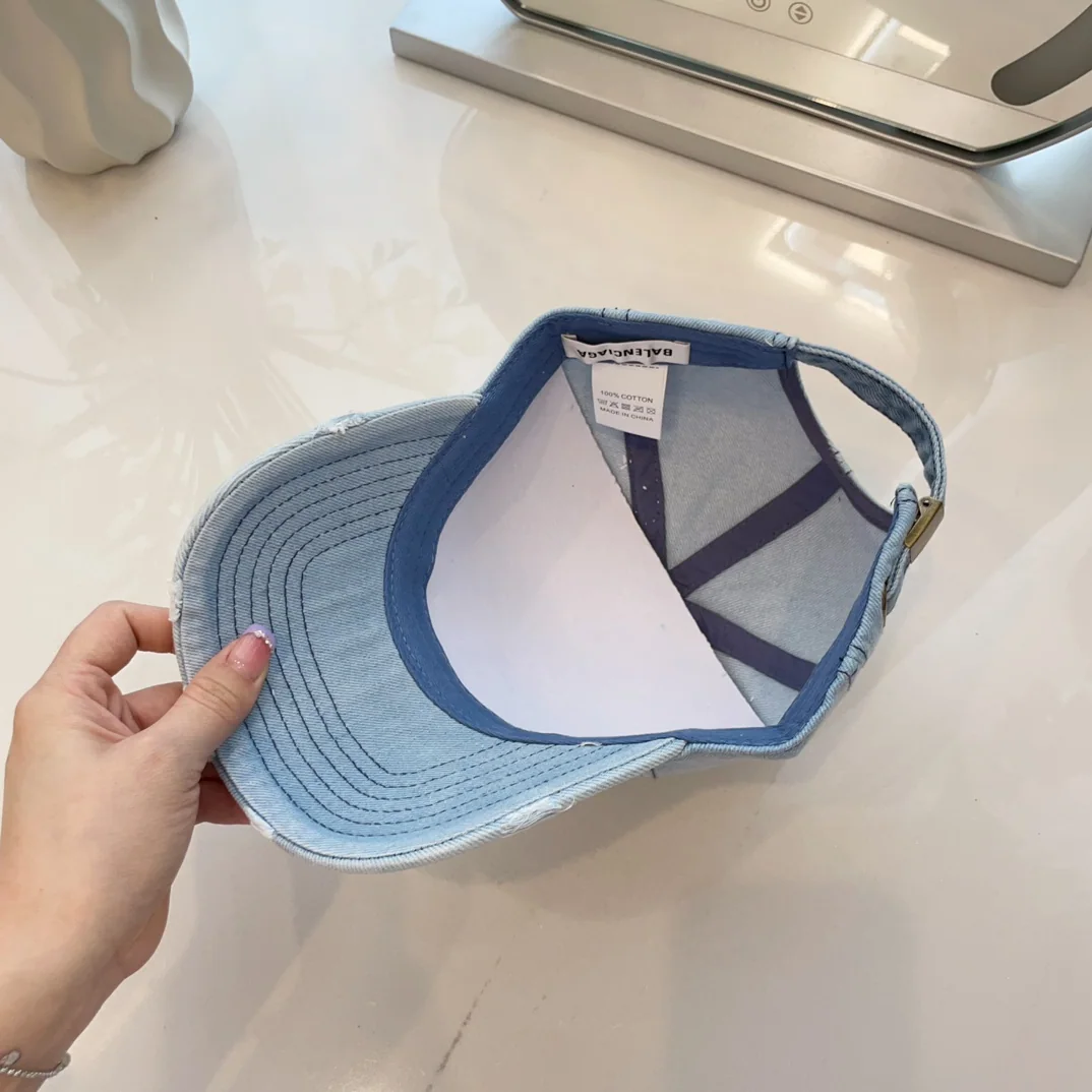 발렌시아가 데님 카우보이 베이스볼 모자 상세 이미지 8