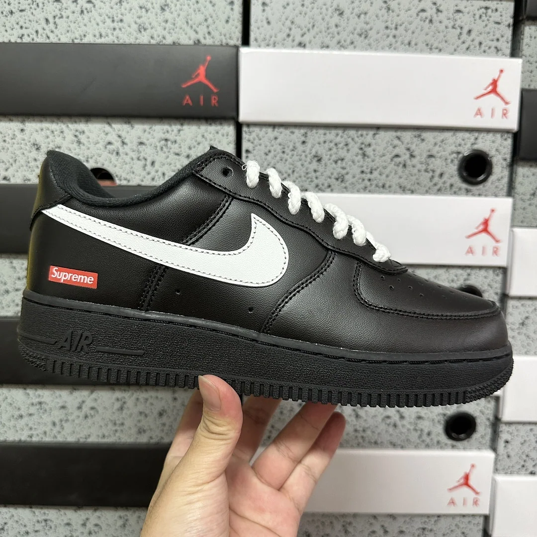 나이키 [G] 에어 포스 1 로우 화이트 블랙 CU9225-001 201760 Nike Air Force 1 Low Supreme Sup 상세 이미지 10