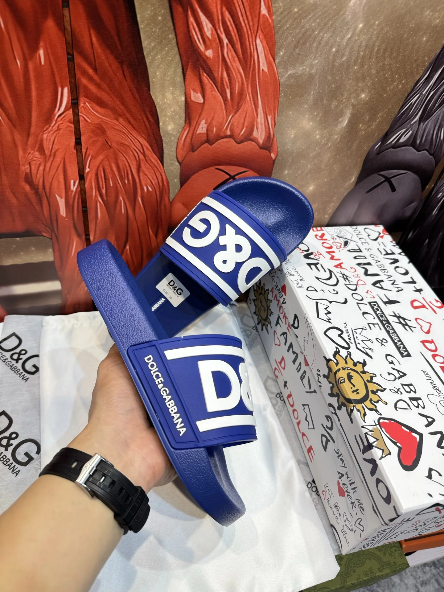루이비통 PVC 어퍼 남성 샌들 상세 이미지 4