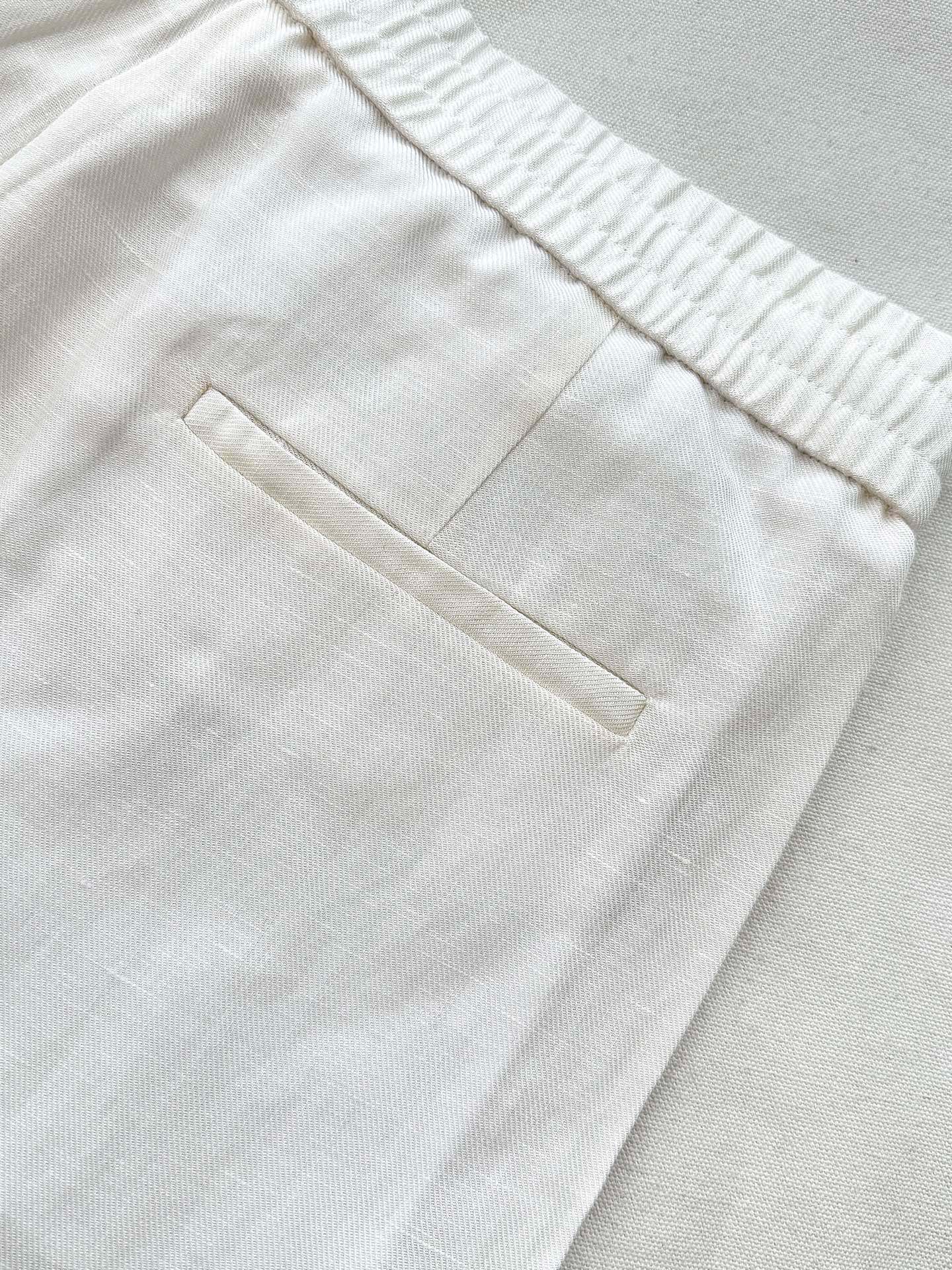 브루넬로쿠치넬리 드로스트링 린넨 남성 바지 상세 이미지 7
