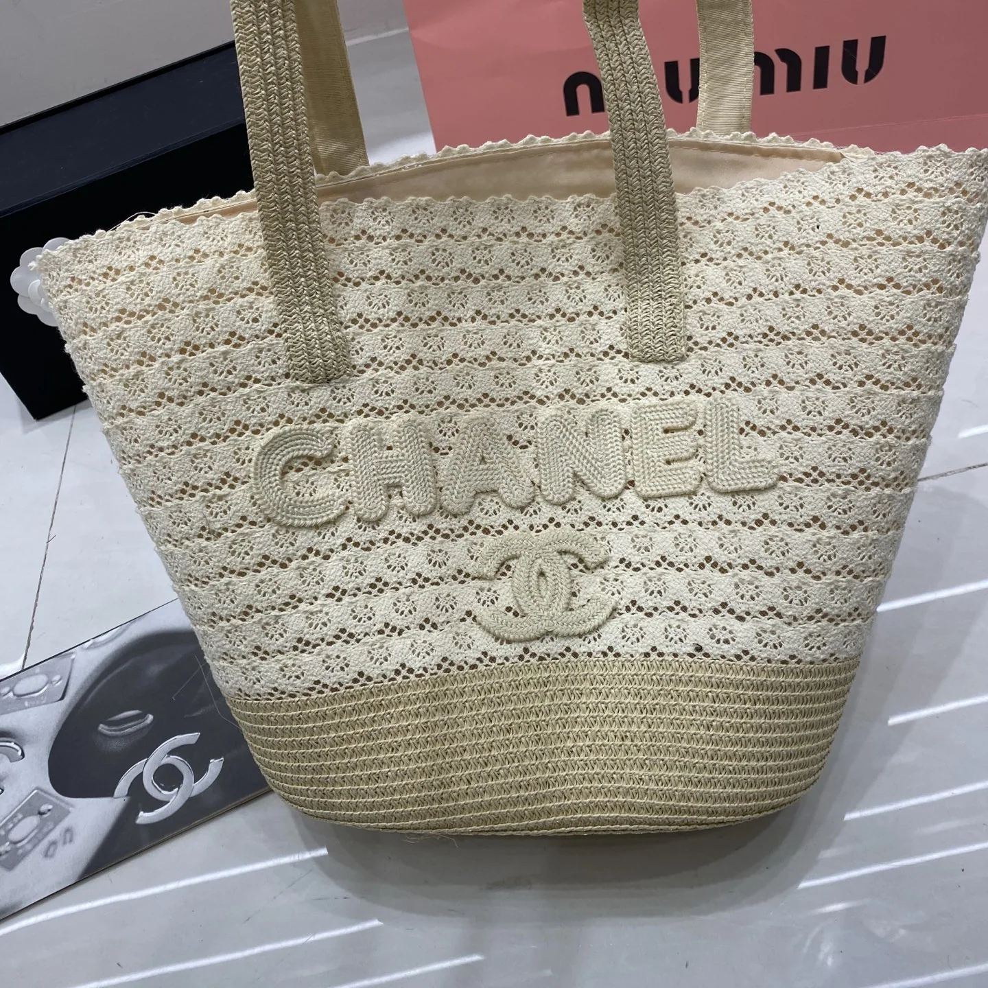 샤넬 레이스 수트 모자 상세 이미지 11
