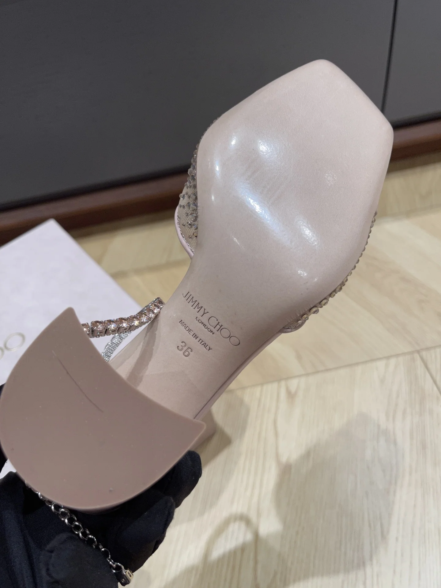 지미추 다이아몬드 장식 샌들 8062 상세 이미지 9