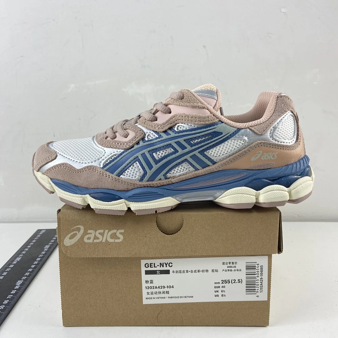 아식스 [HP] 젤 NYC 1202A429-104 200210 Asics Gel-NYC Cream Grey Floss Salmon 상세 이미지 2