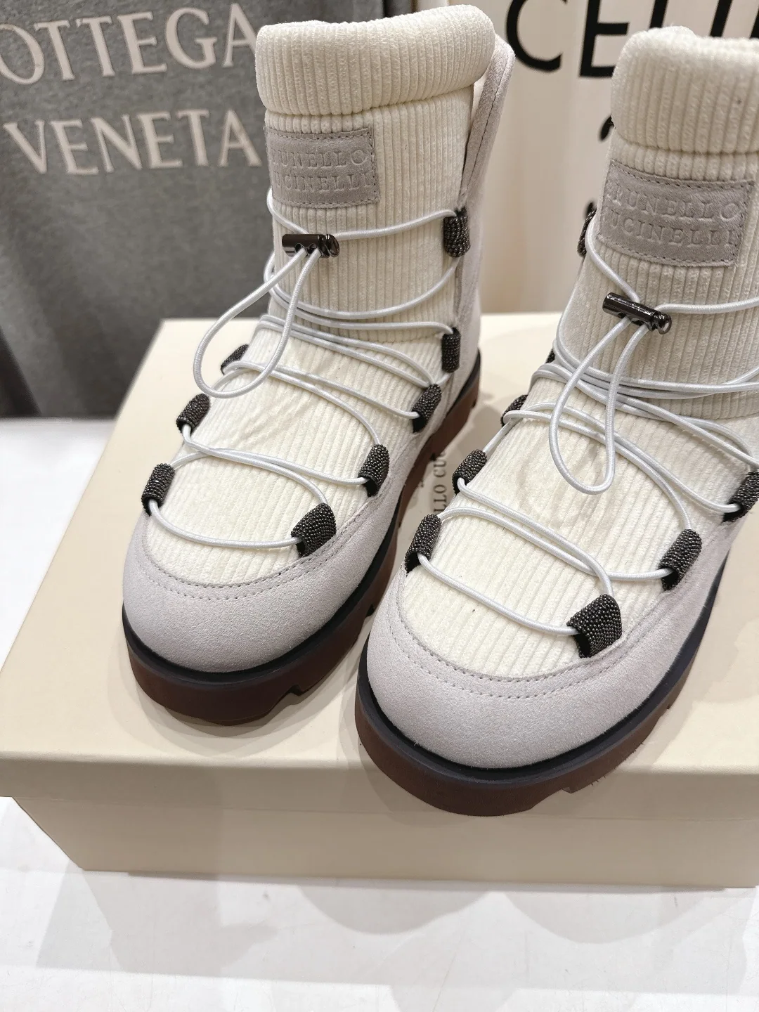 브루넬로쿠치넬리 울 안감 스웨이드 부츠 9738 상세 이미지 7