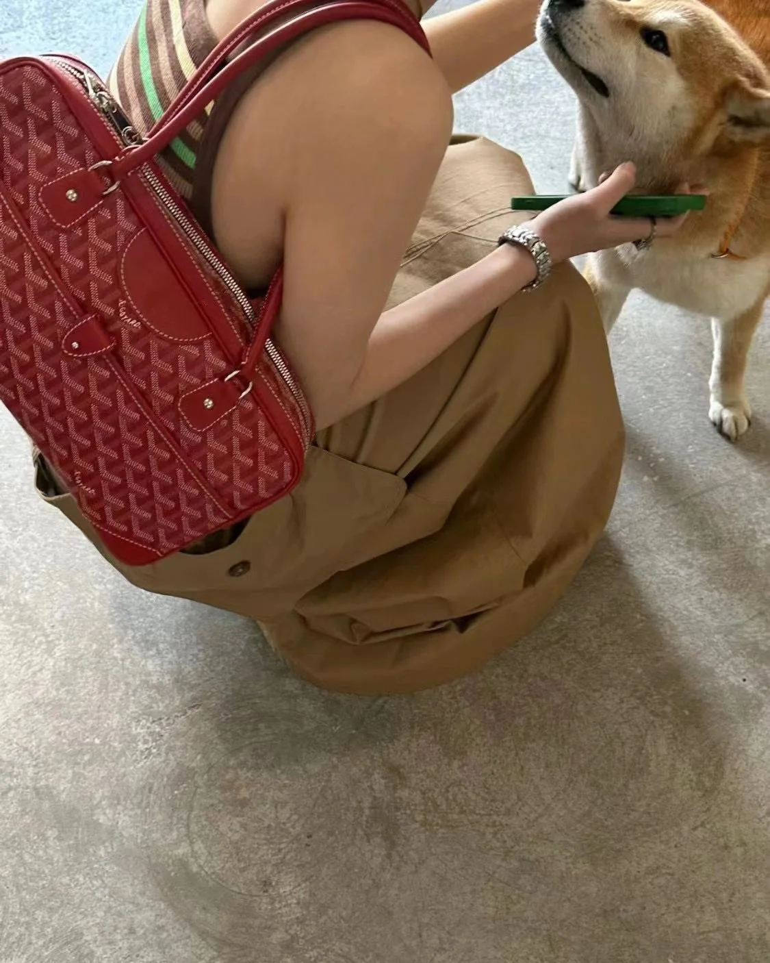 고야드 빈티지 바게트 백 가방 상세 이미지 3