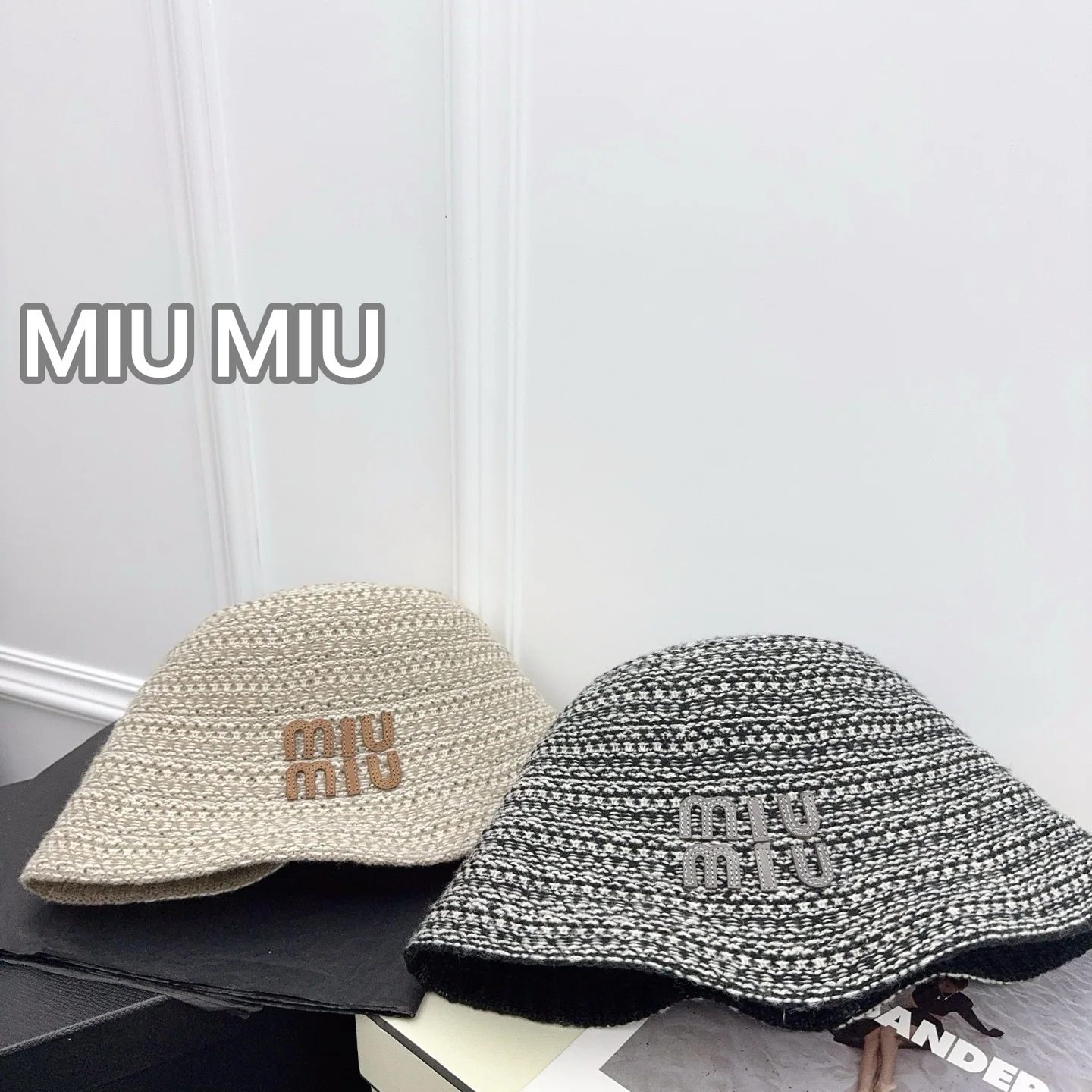 미우미우 모자 80905 Miu Miu Cap 상세 이미지 5