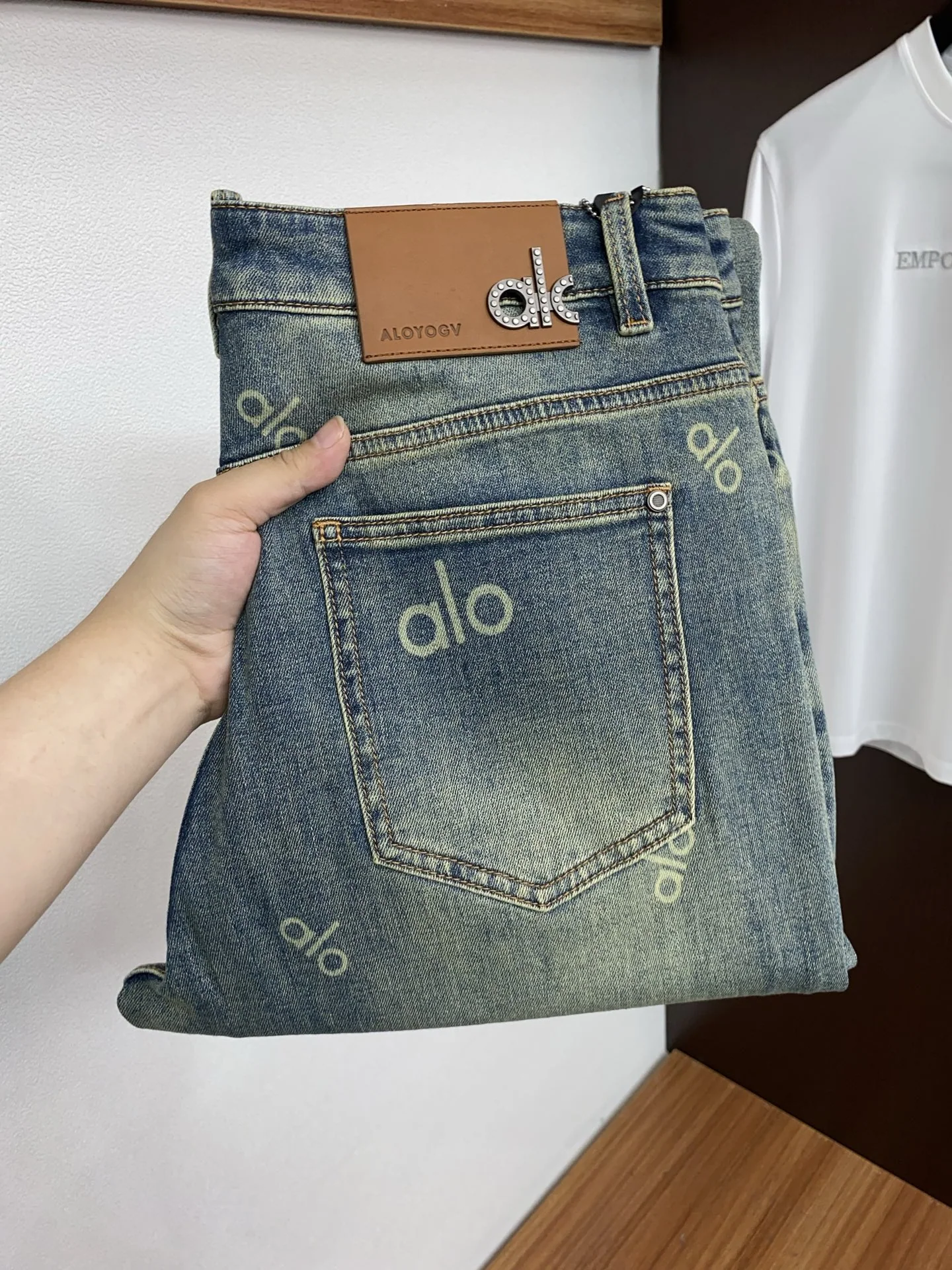 알로 커스텀메이드 데님 남성 바지 상세 이미지 1