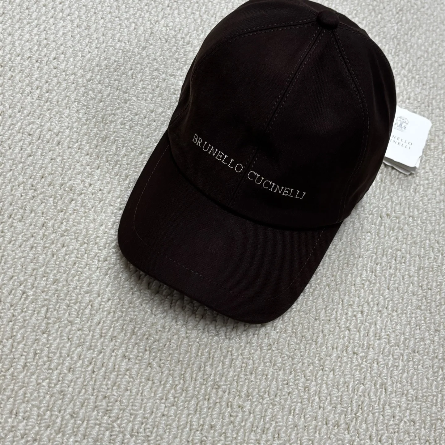 브루넬로쿠치넬리 소가죽 조절 버클 야구모자 상세 이미지 2