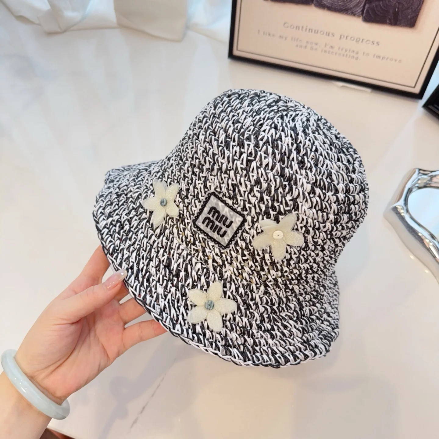 미우미우 모자 81275 Miu Miu Cap 상세 이미지 4