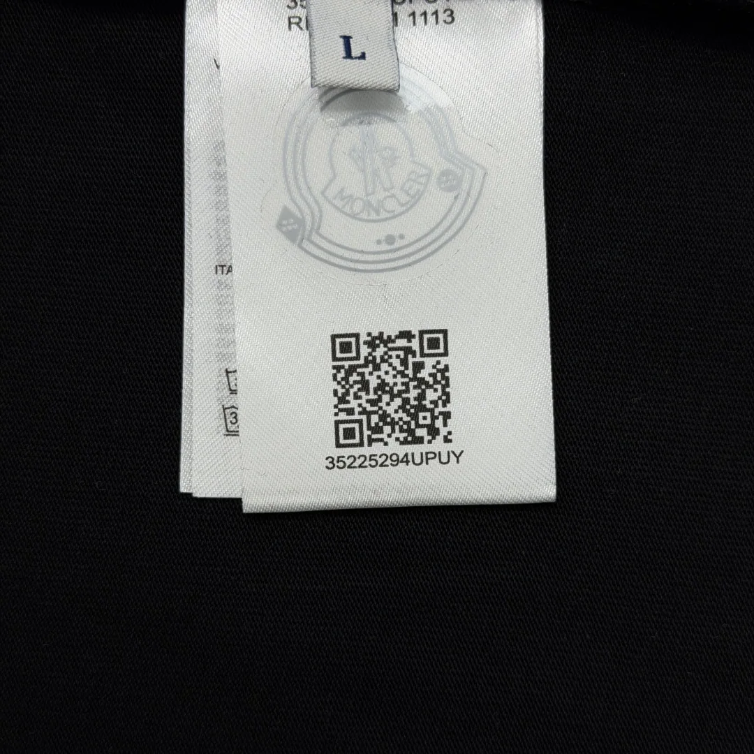 몽클레어 남성 면 로고 크루넥 반팔 티셔츠 상세 이미지 9