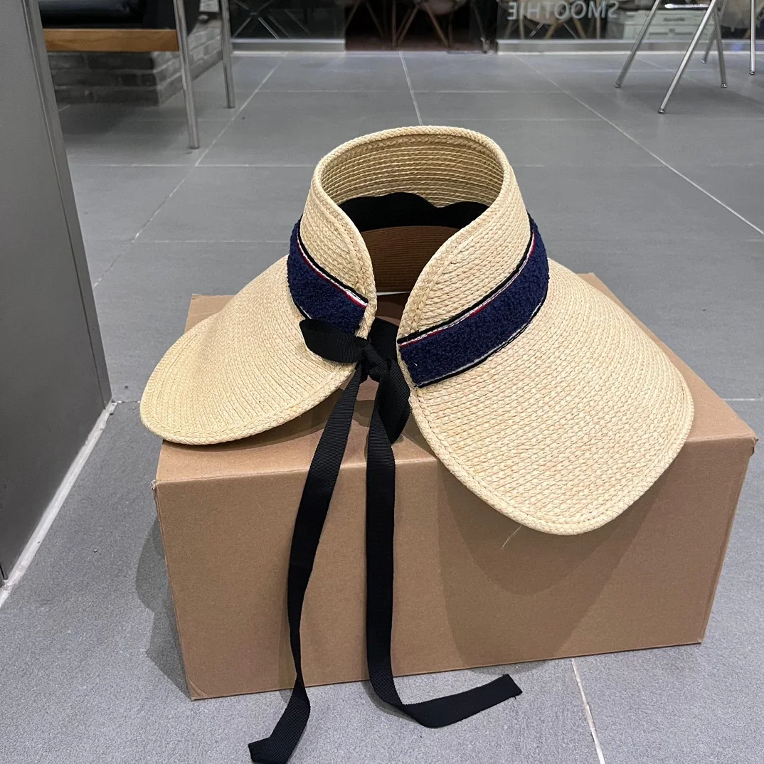 미우미우 라피아 밀짚 모자 상세 이미지 3