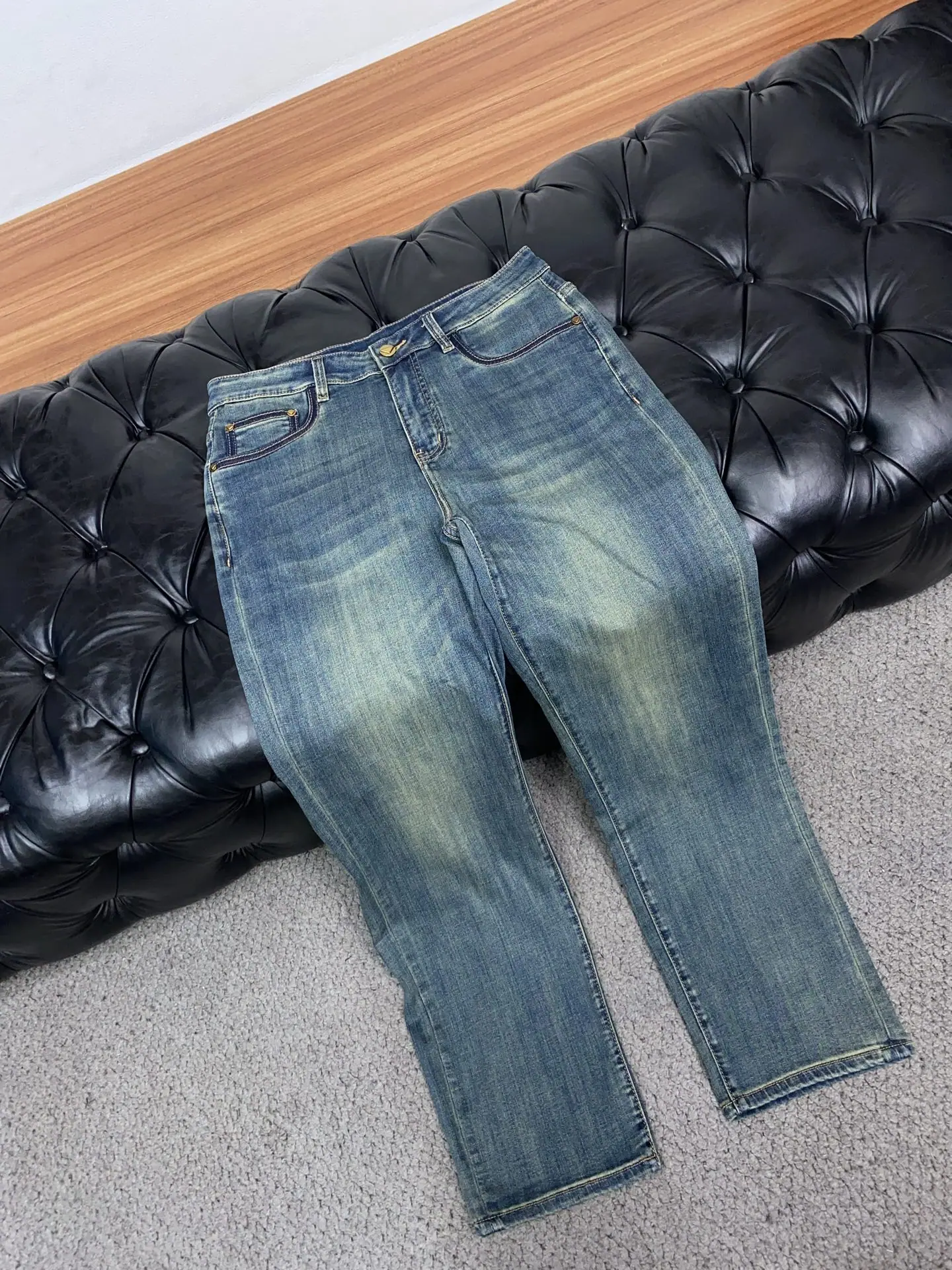 프라다 남성 데님 바지 상세 이미지 6