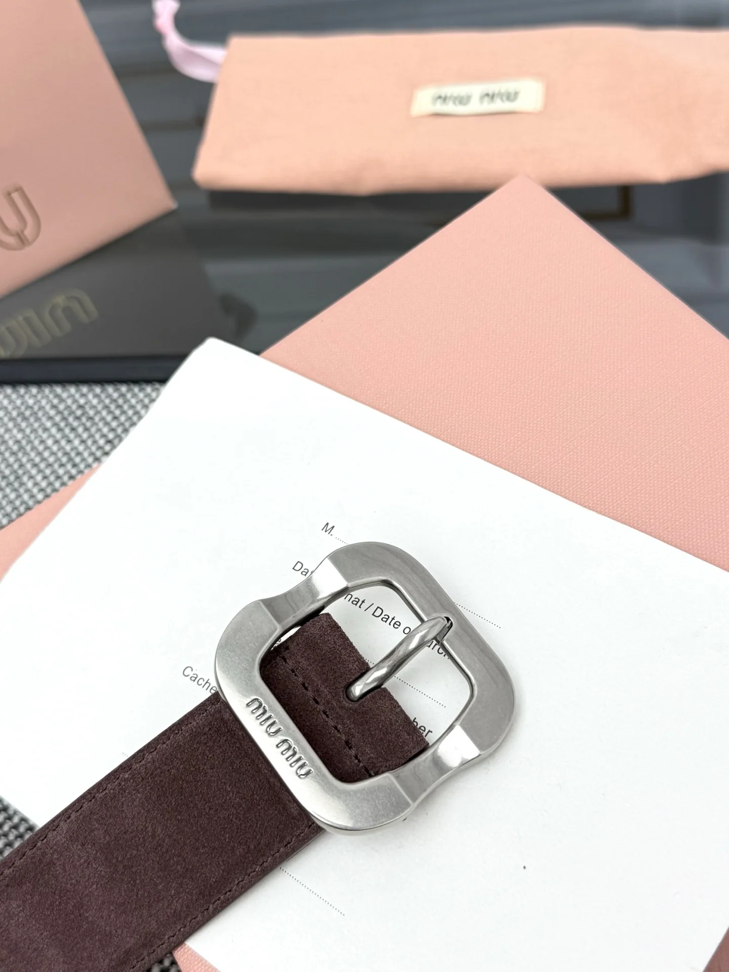 미우미우 벨트 57921 Miu Miu Belt 상세 이미지 7