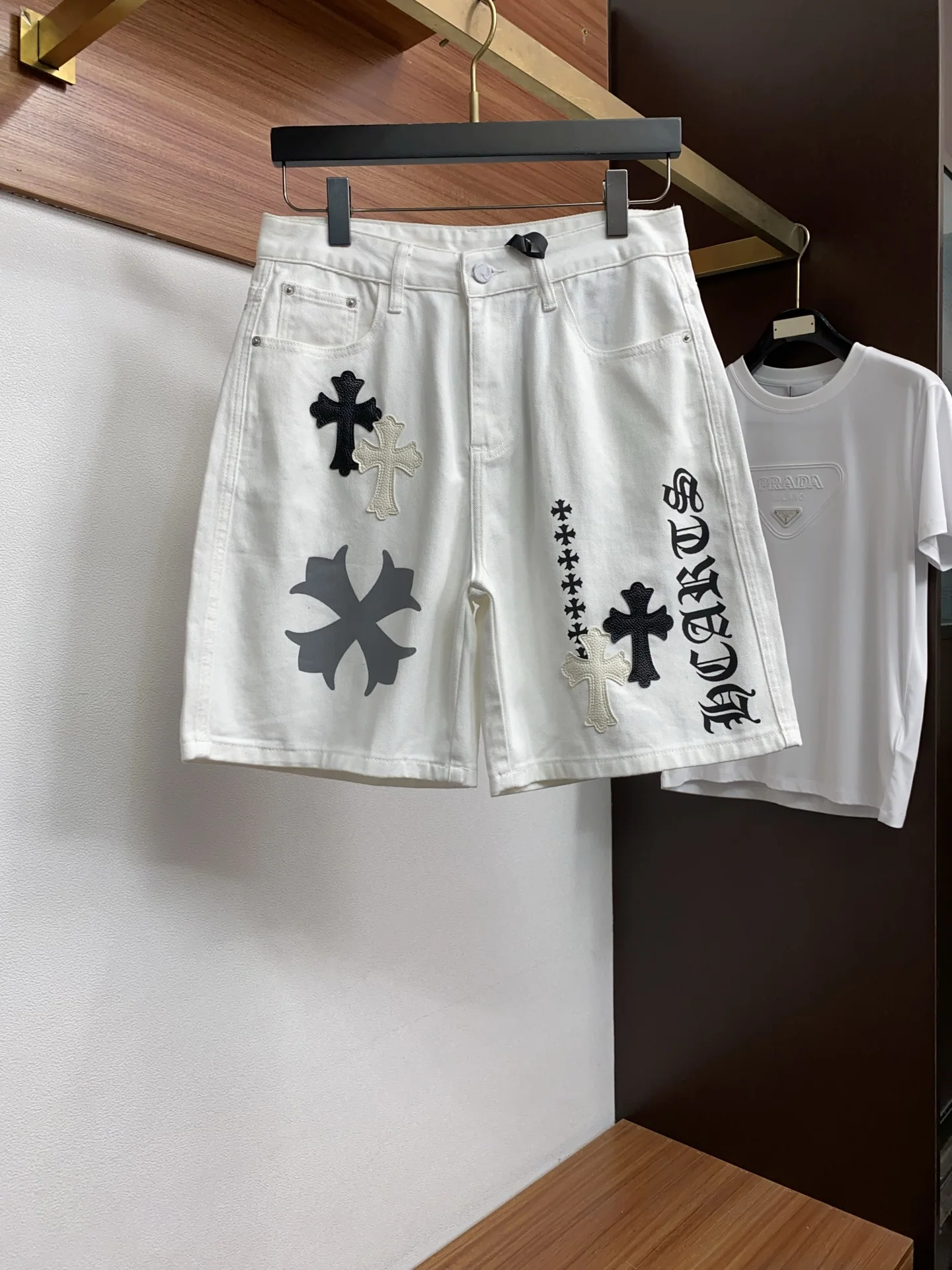크롬하츠 데님 남성 반바지 151407
