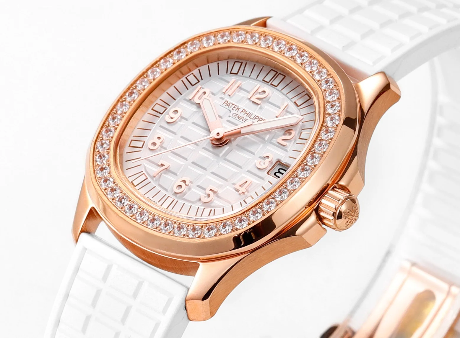 파텍필립 아쿠아넛 다이아 자동 스틸 여성용 JBL 공장 레플리카 44175 Patek Philippe 상세 이미지 2