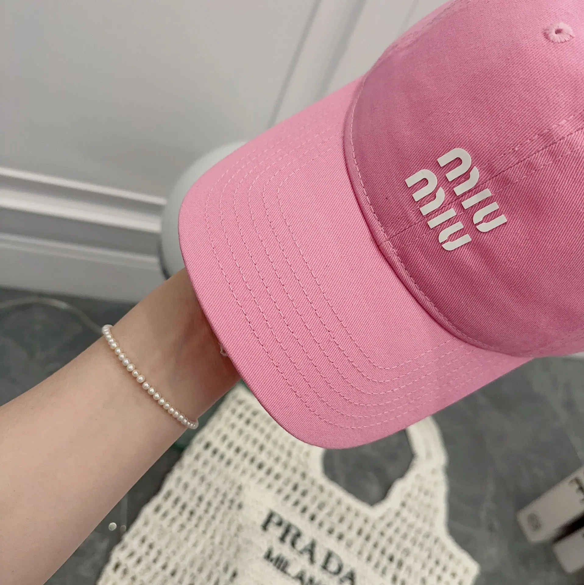 미우미우 모자 79417 Miu Miu Cap 상세 이미지 4