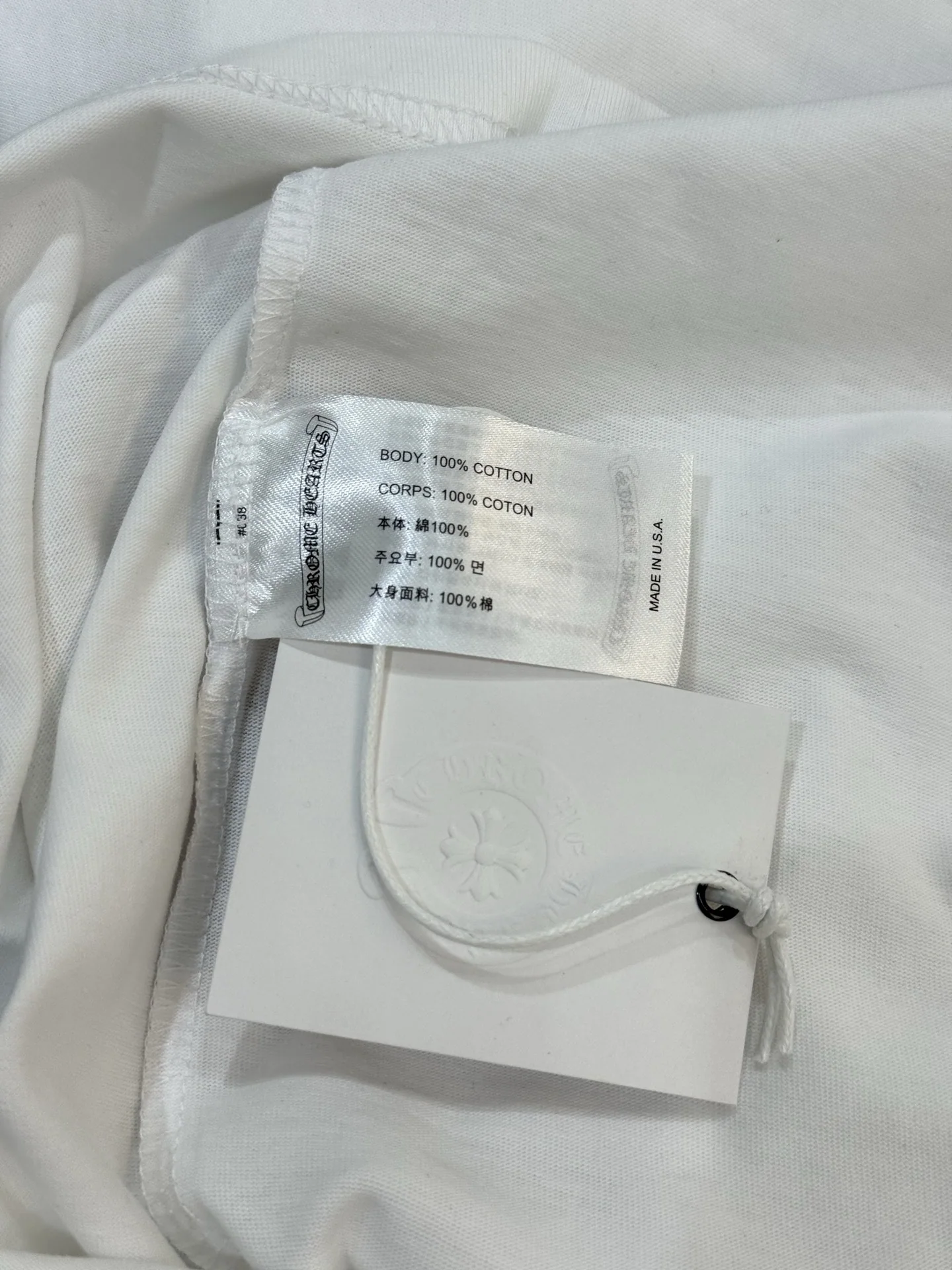 크롬하츠 두루마리 문양 산스크리트어 프린트 남성 긴팔 셔츠 상세 이미지 8