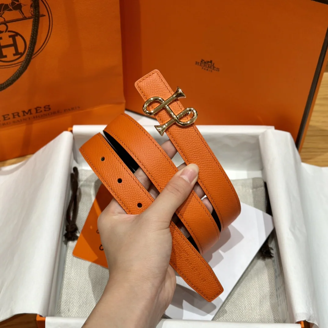 에르메스 H 버클 스위프트 엡솜 가죽 벨트 상세 이미지 3