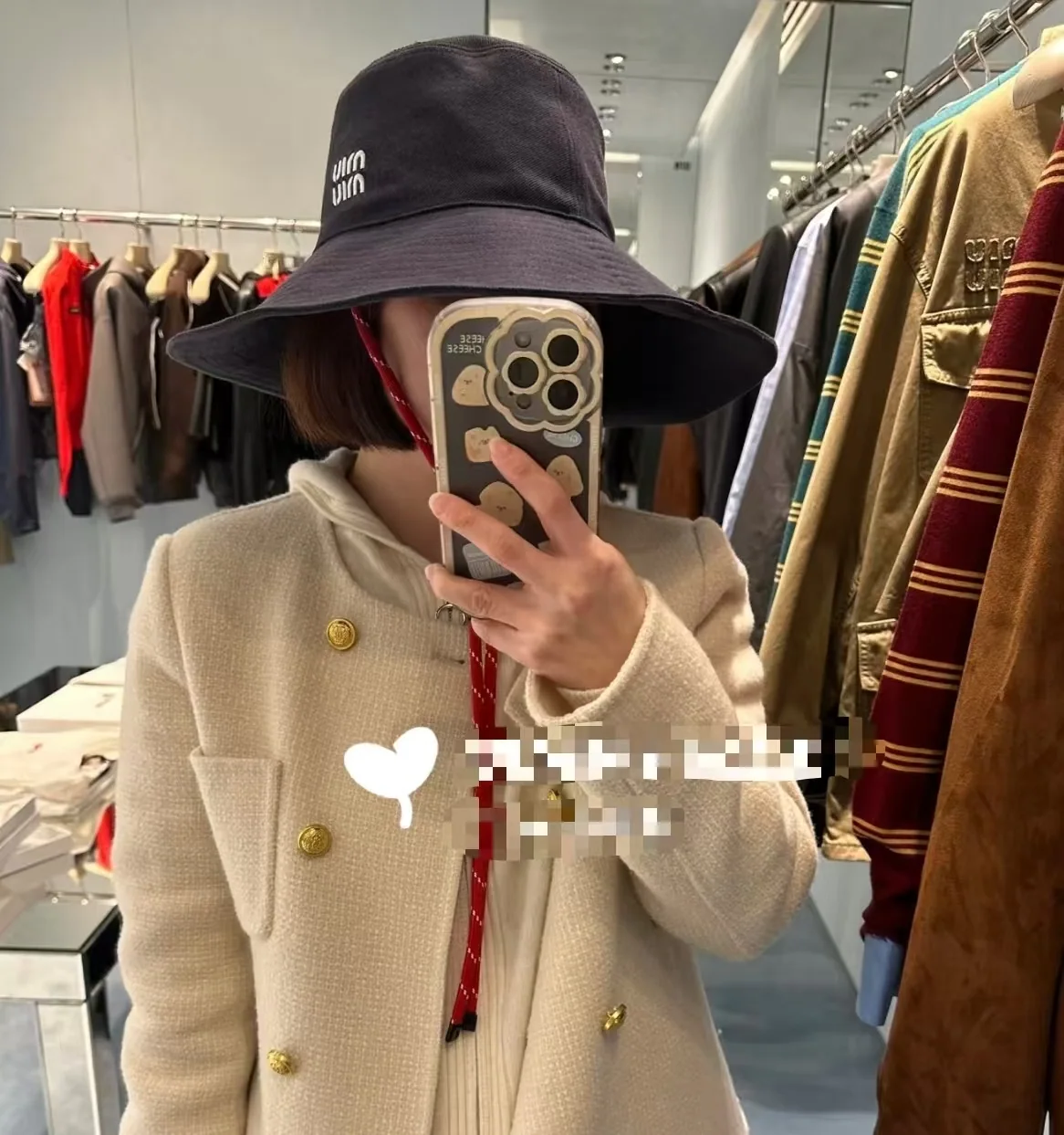 미우미우 버킷 햇 모자 상세 이미지 1
