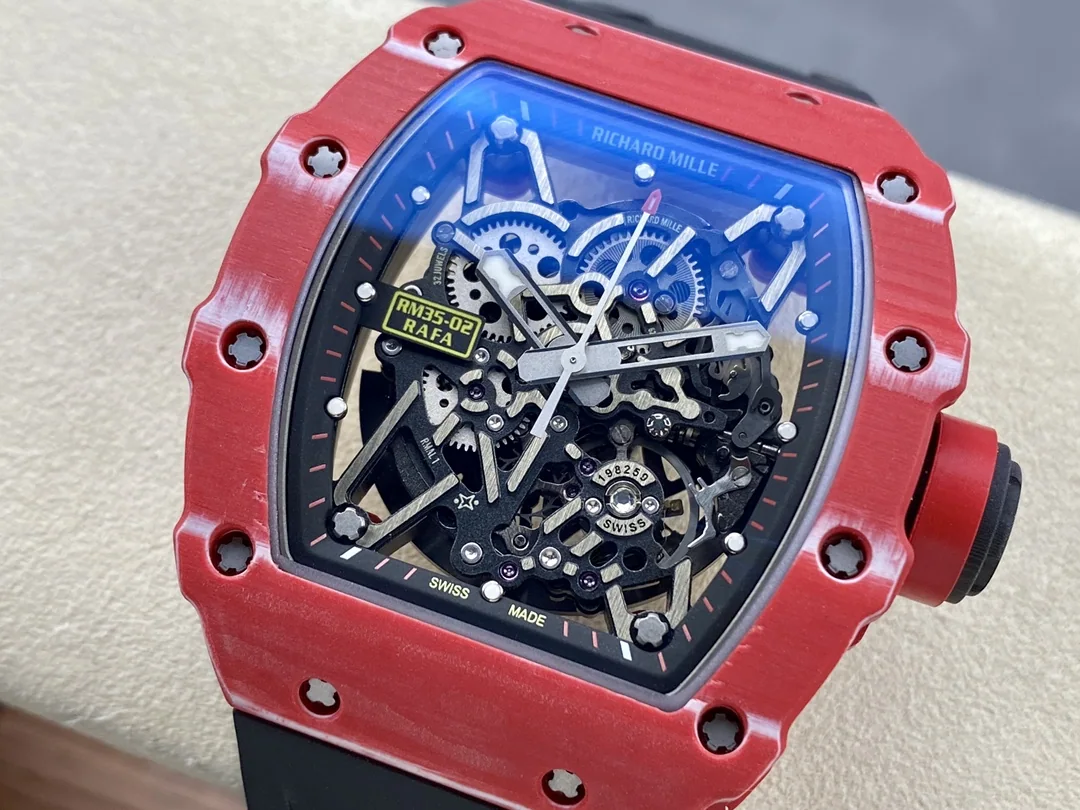 리차드밀 RM 35-02 블랙 화이트 NTPT 카본 TPT 카본 티타늄 남성 시계 레플리카 44835 Richard Mille 상세 이미지 3