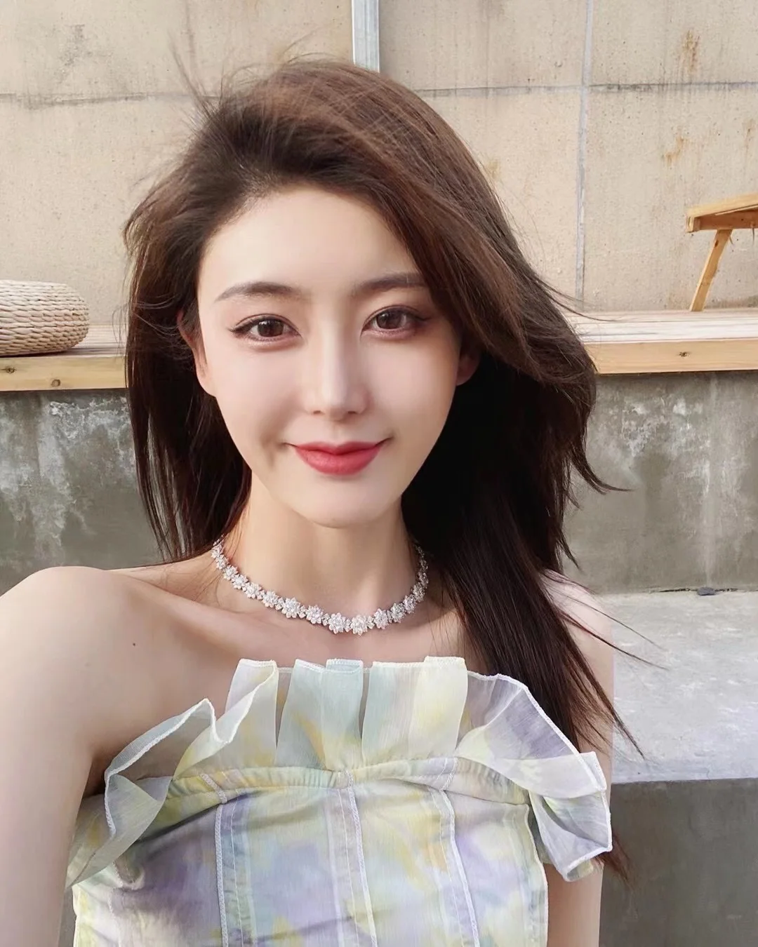 해리윈스턴 해바라기 모티브 실버 목걸이 상세 이미지 2