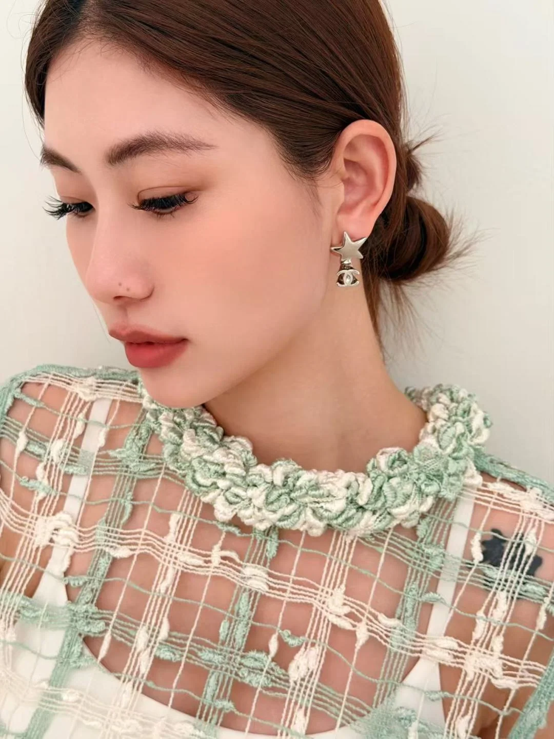 샤넬 더블 C 스타 오각별 귀걸이 상세 이미지 6