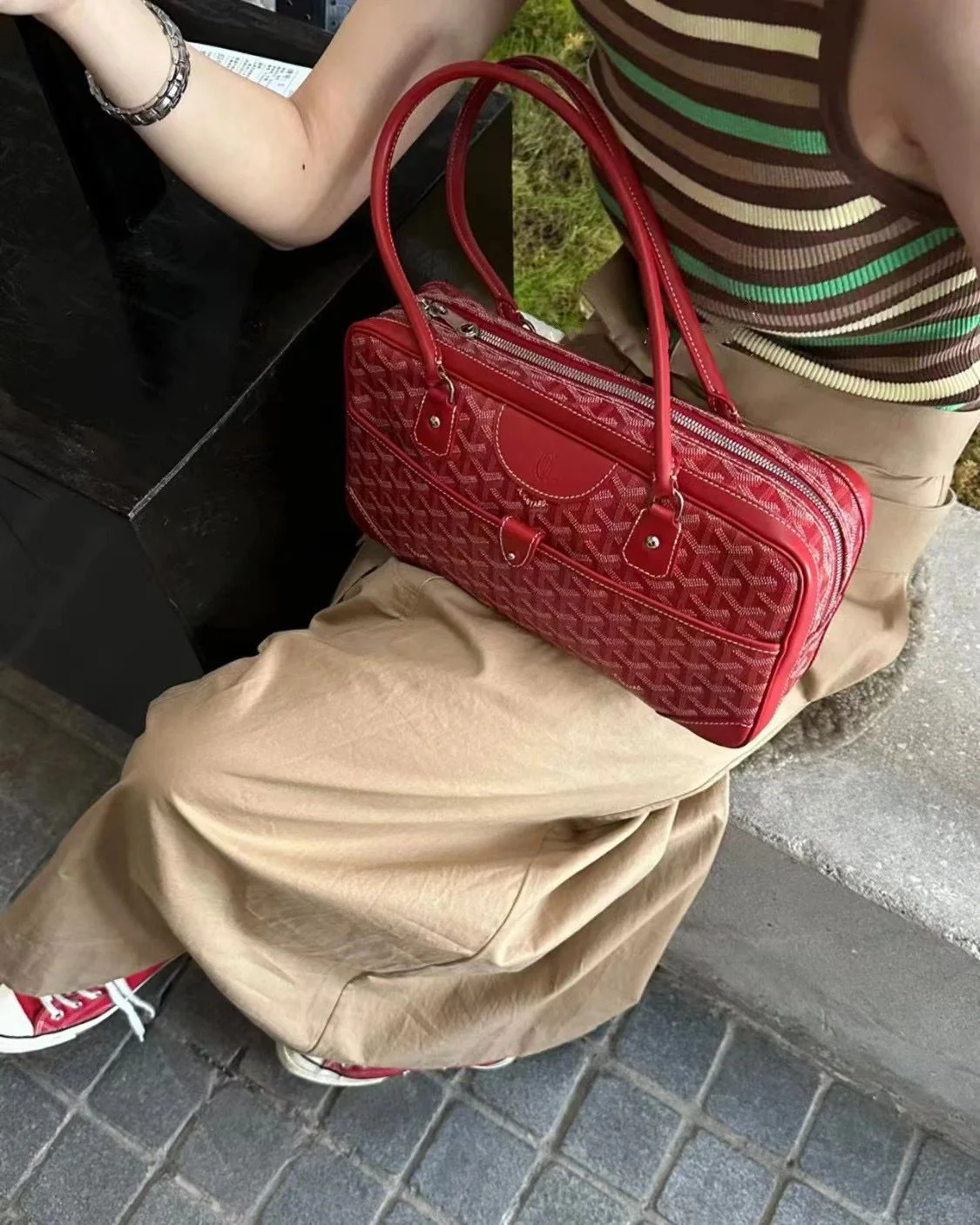 고야드 빈티지 바게트 백 가방 상세 이미지 4