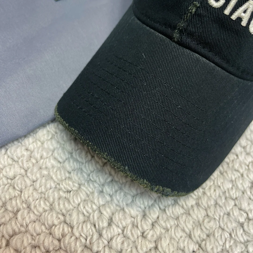 발렌시아가 워시드 블랙 야구모자 상세 이미지 6