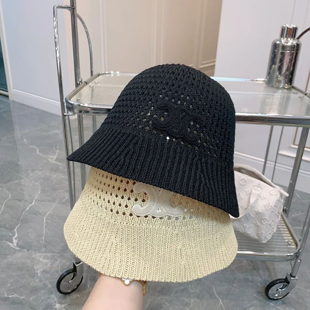 셀린느 오픈워크 짜임 버킷햇 상세 이미지 8