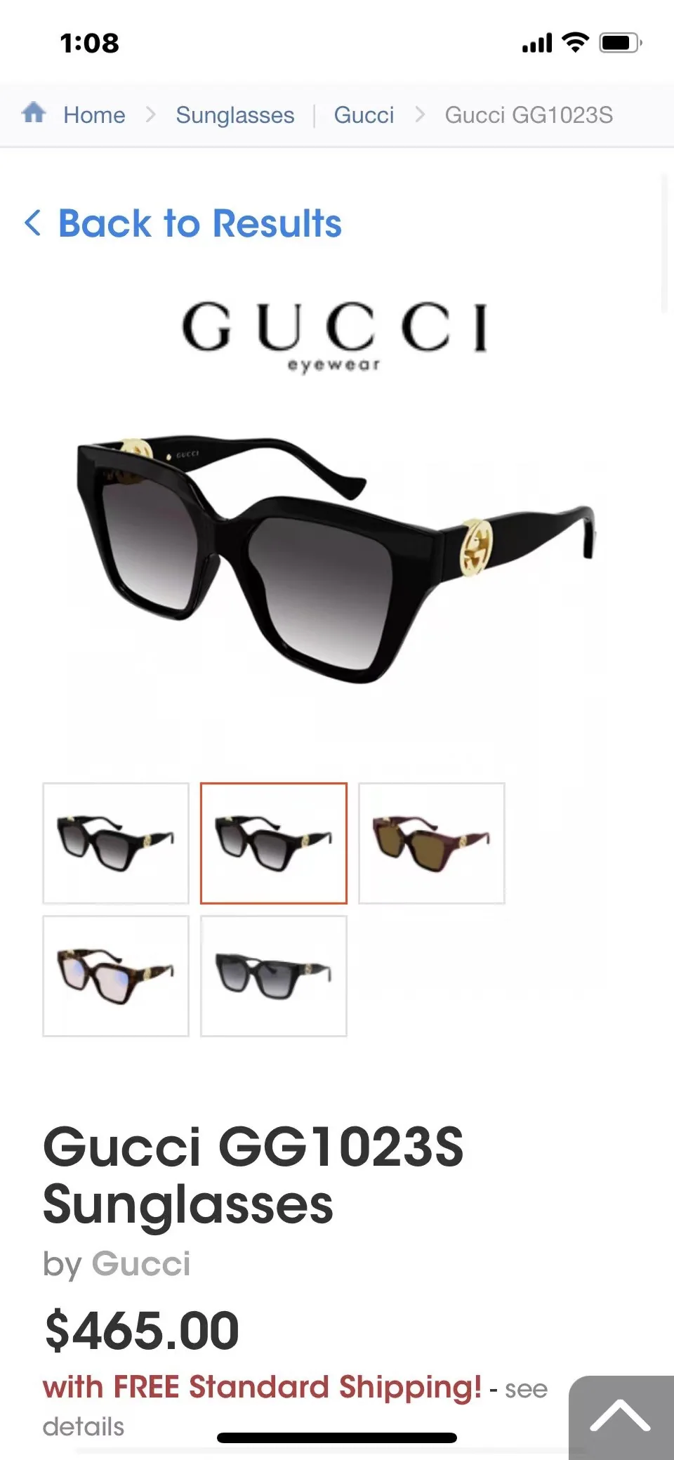 구찌 선글라스 71990 Gucci Sunglasses