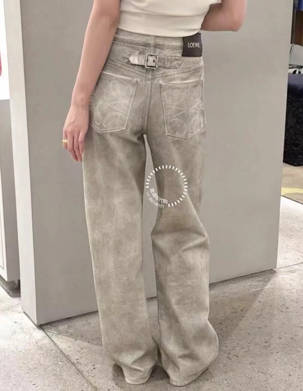 로에베 자수 타이다이 반팔 티셔츠 상세 이미지 7