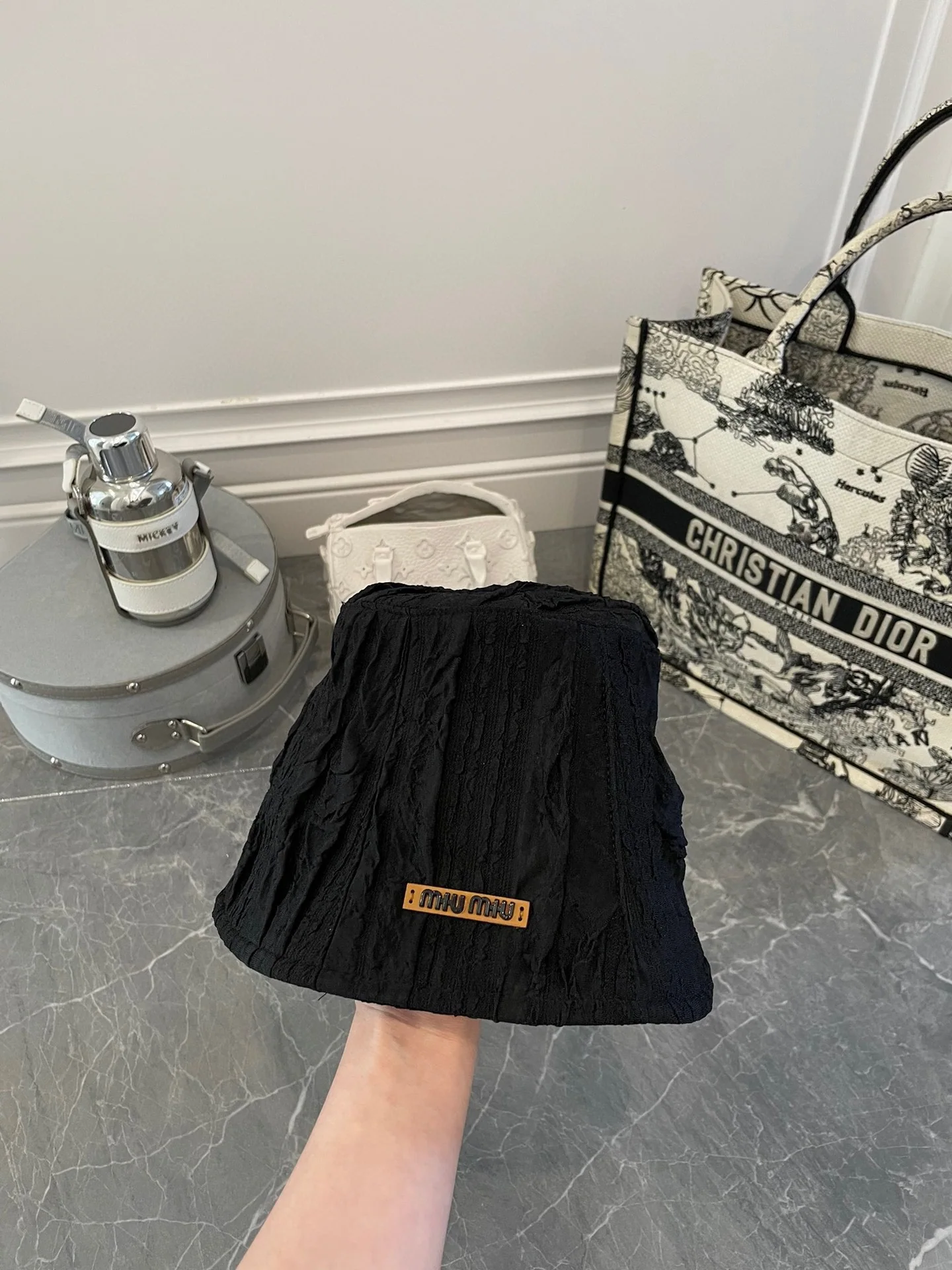 미우미우 모자 79450 Miu Miu Cap 상세 이미지 7