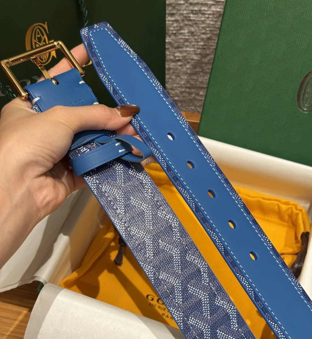 고야드 플로리다 롤러 버클 벨트 상세 이미지 6