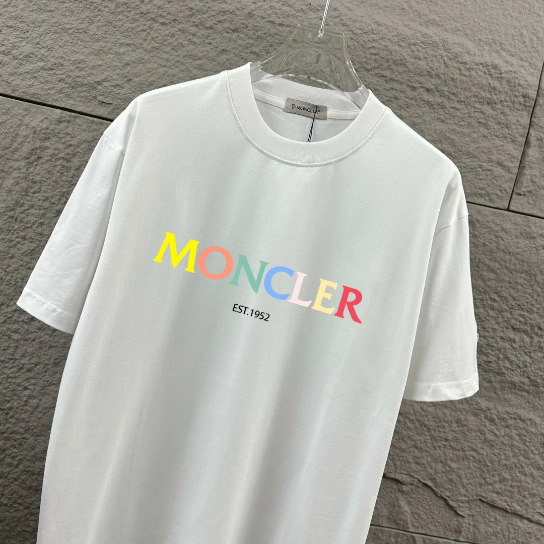 몽클레어 남여공용 더블 얀 코튼 반팔 티셔츠 상세 이미지 4