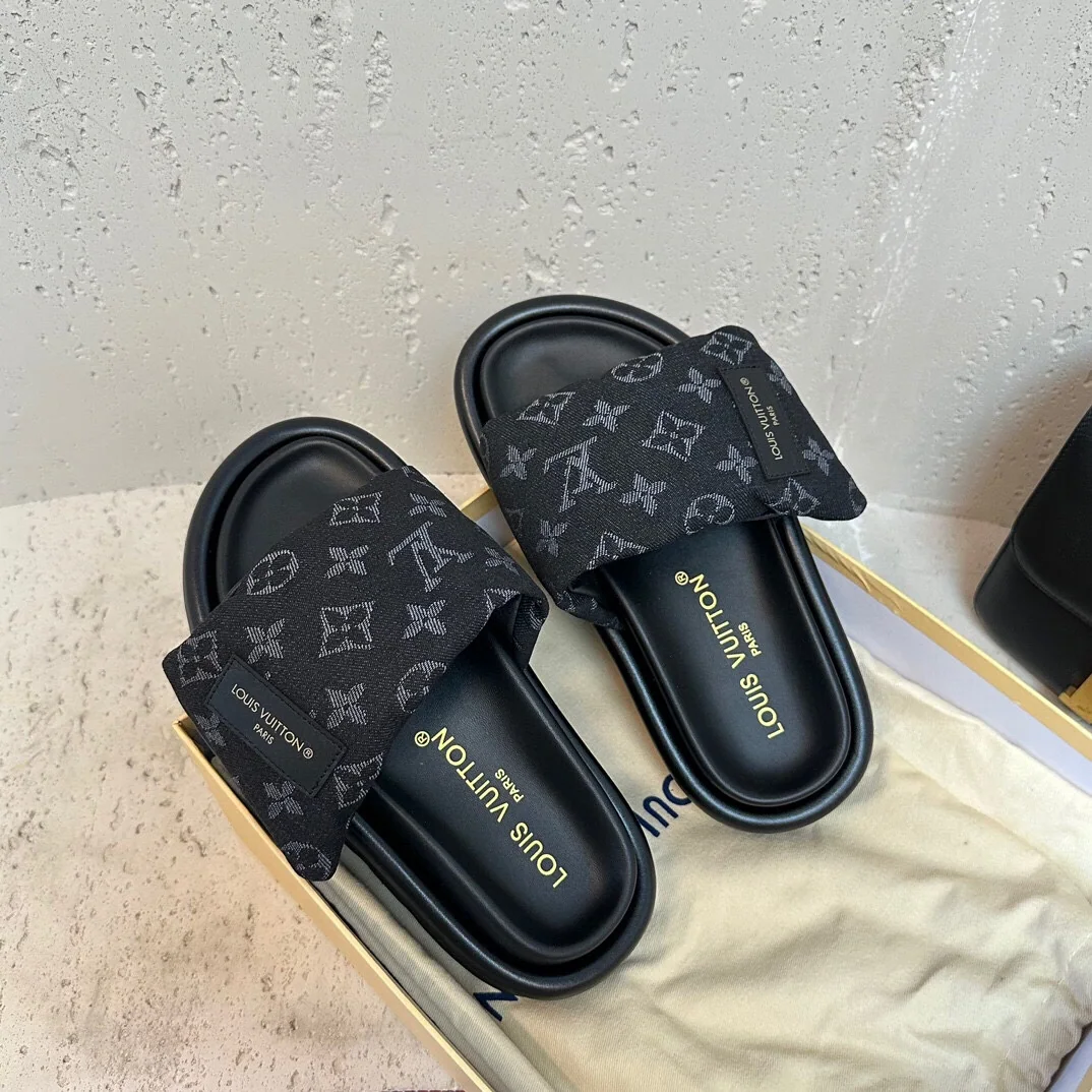 루이비통 모노그램 벨크로 플랫폼 샌들 3797 상세 이미지 4