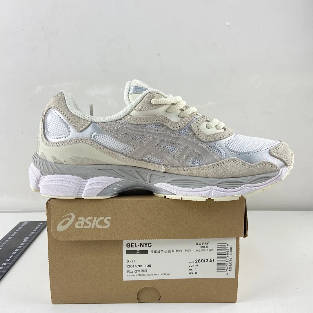 아식스 [HP] 젤 NYC 1201A789-105 200222 Asics Gel-NYC White Oyster Grey 상세 이미지 5