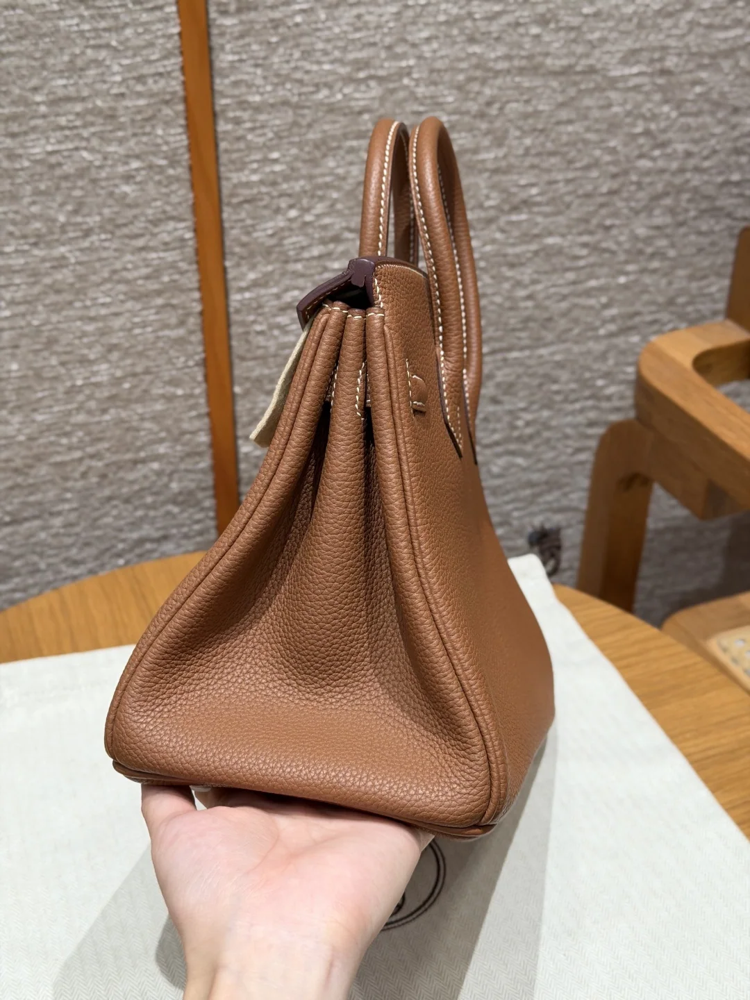 에르메스 버킨 25 토고 가방 상세 이미지 4