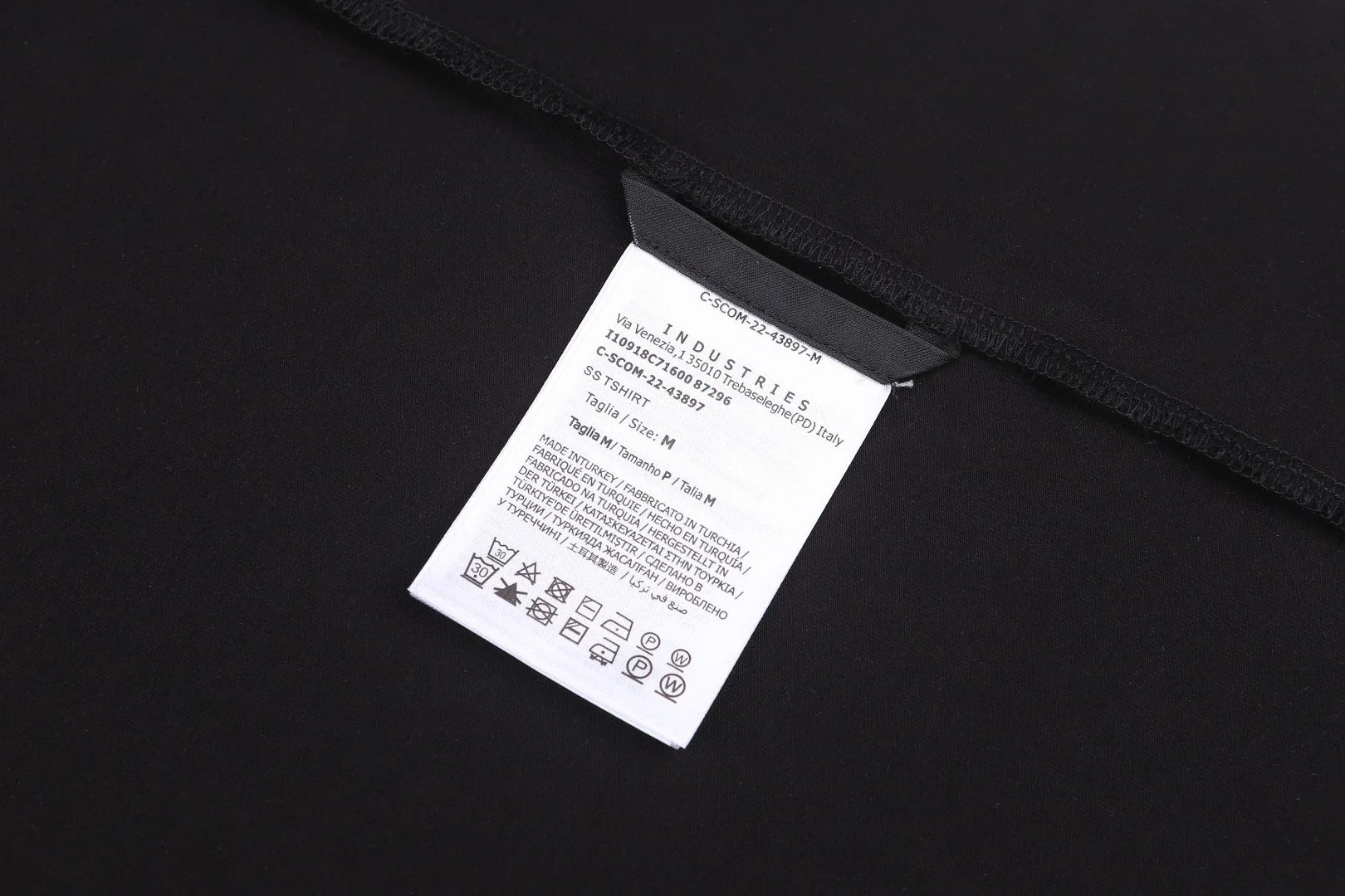 몽클레어 로고 트리콜로르 반팔 티셔츠 상세 이미지 9