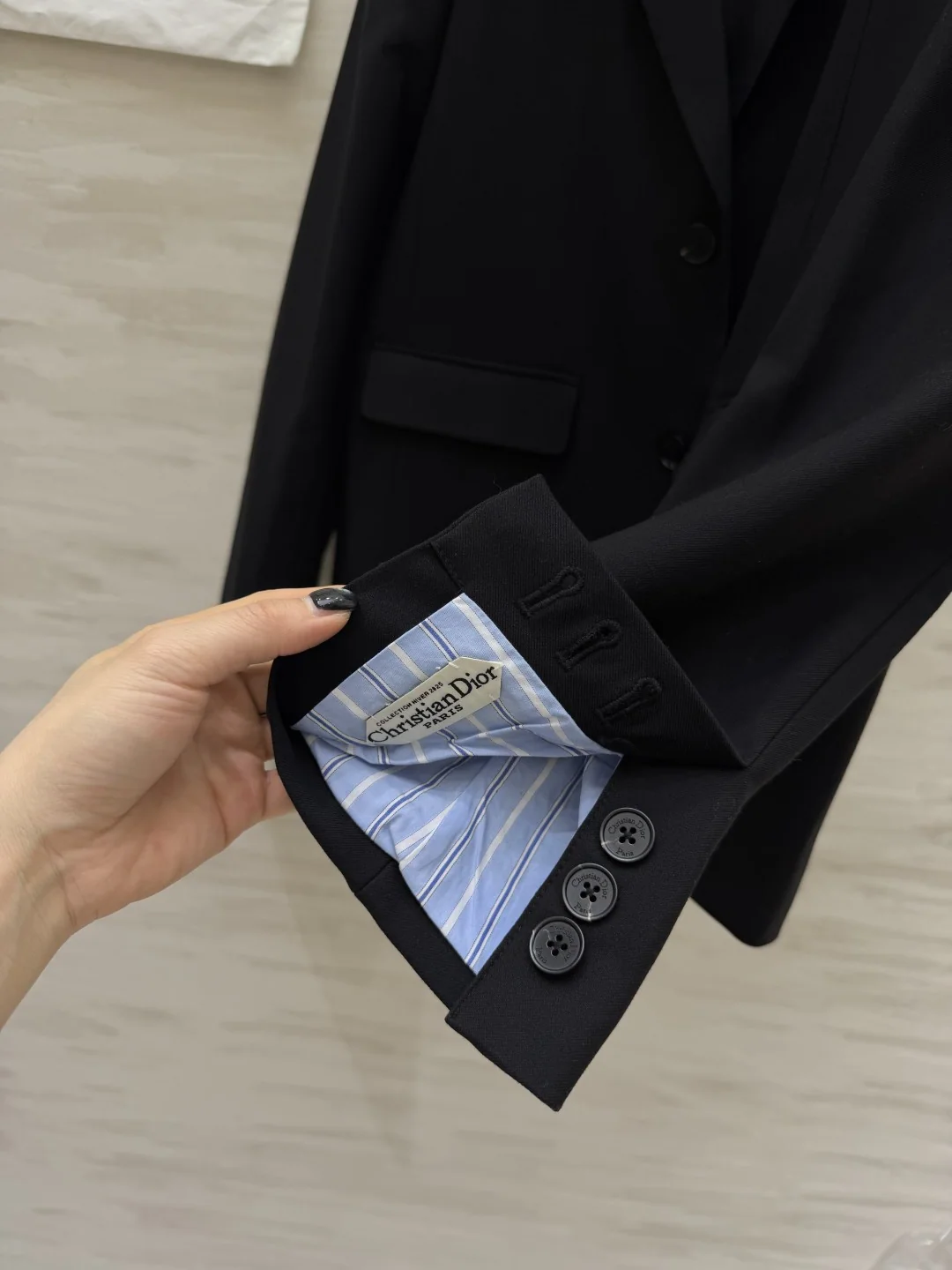 디올 클래식 블랙 여성 자켓 상세 이미지 6