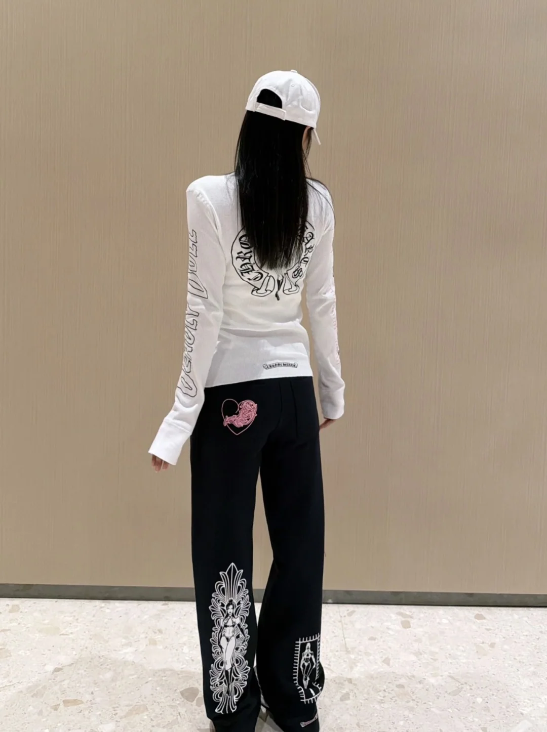 크롬하츠 여성 긴팔 티셔츠 163067