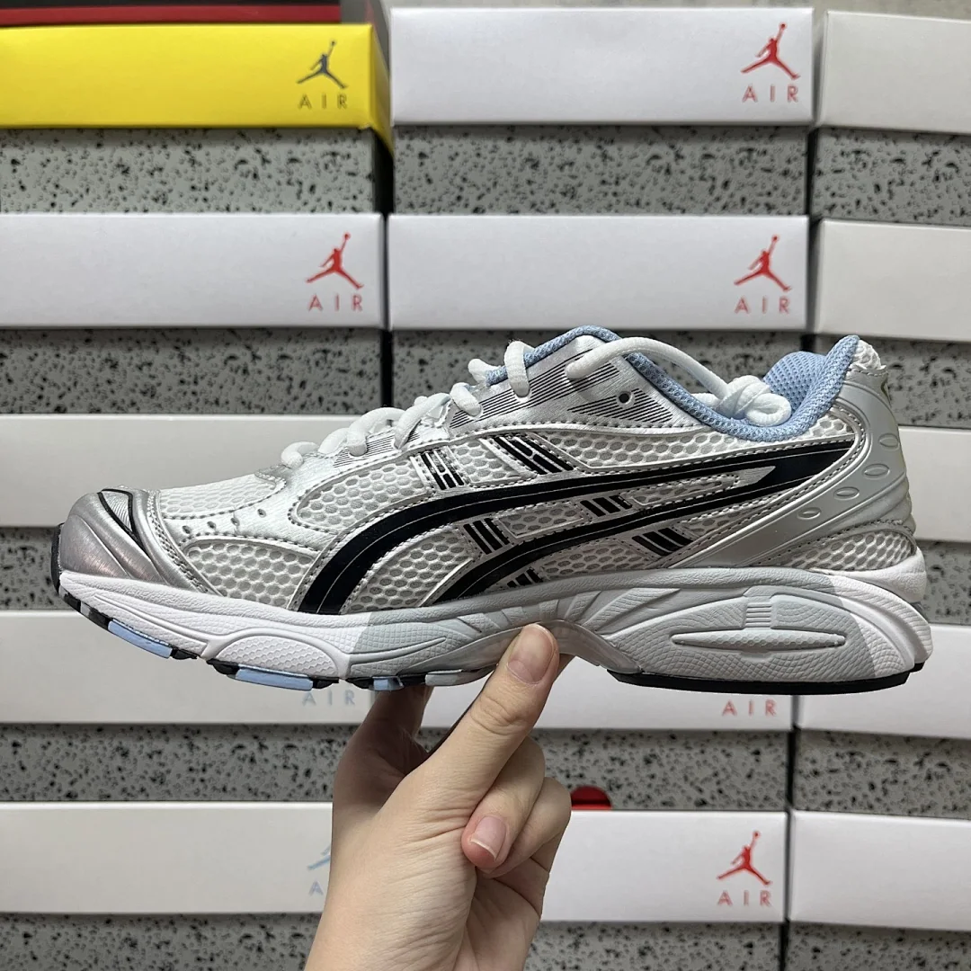 아식스 [TOP] 젤 카야노 14 1203A961-101 200307 Asics Gel-Kayano 14 JJJJound White Blue 상세 이미지 2