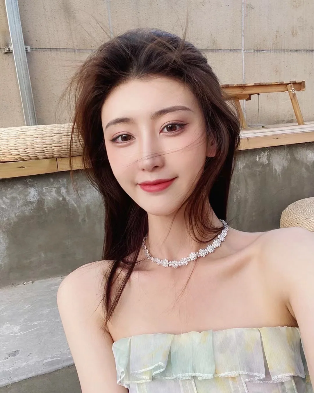 해리윈스턴 해바라기 모티브 실버 목걸이 상세 이미지 3