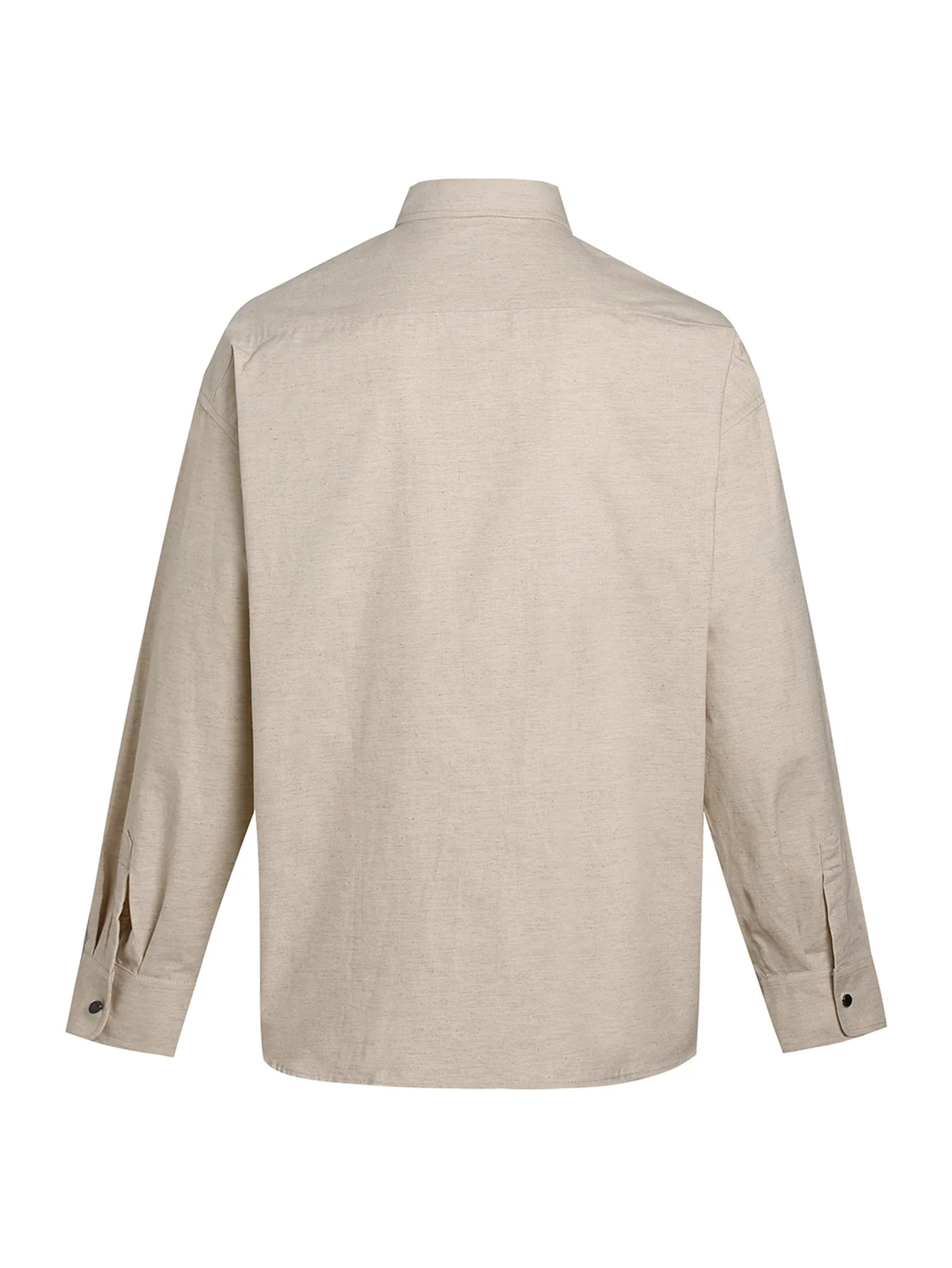 프라다 트라이앵글 로고 긴팔 셔츠 2025 SS 상세 이미지 2