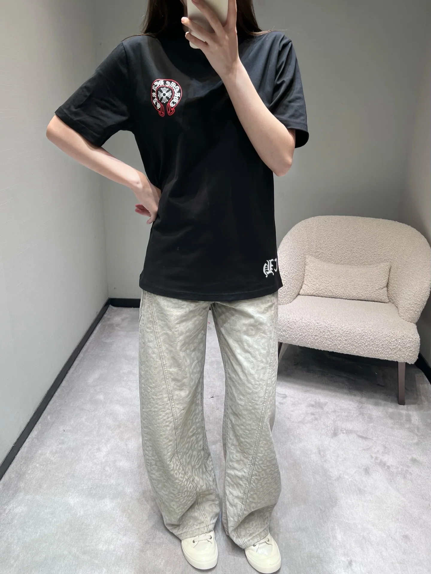 크롬하츠 여성 반팔 상세 이미지 2